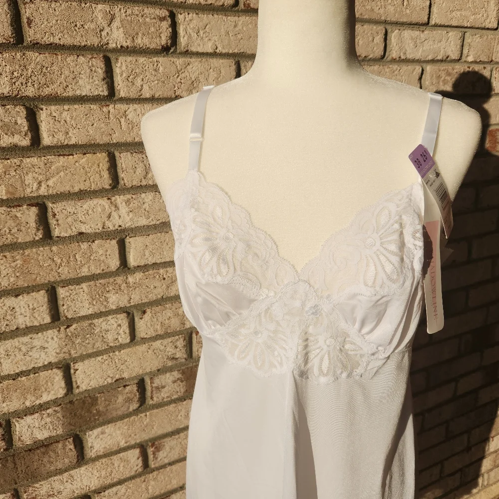 NWT Shadowline White Full Slip 38/26" - Picture 3 of 12